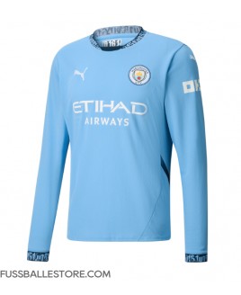 Günstige Manchester City Heimtrikot 2024-25 Langarm